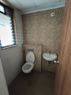 Bathroom in 2 BHK Apartment at Lodha Downtown, Dombivli East – for Rent