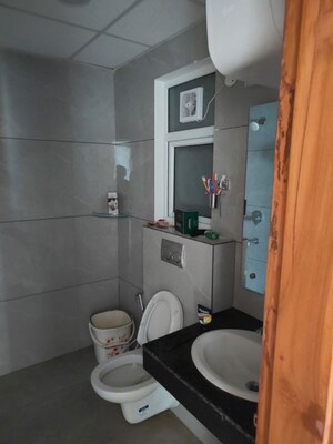 Bathroom in 2 BHK Apartment at Omaxe Lake, North Mullanpur – for Rent