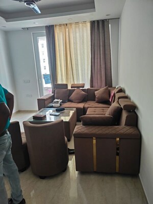 Living Room in 2 BHK Apartment at Omaxe Lake, North Mullanpur – for Rent