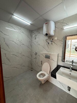 Bathroom in 3 BHK Apartment at Omaxe Lake, North Mullanpur – for Rent