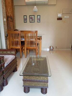 Living Room in 2 BHK Apartment at Kolshet Industrial Area – for Sale
