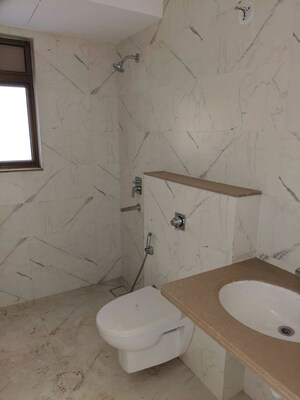 Bathroom in 3 BHK Apartment at Runwal Bliss, Kanjurmarg East – for Rent