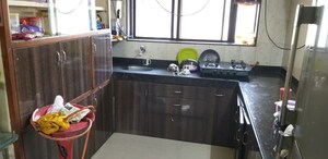 Kitchen in 1 BHK Apartment at Shantiban CHS, Kothrud – for Rent