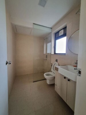 Bathroom in 3 BHK Apartment at Runwal Bliss, Kanjurmarg East – for Rent