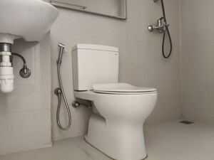Bathroom in 1 BHK Apartment at Hiranandani Lavinia, Ghodbunder Road – for Rent