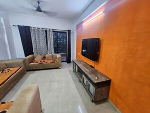 Living Room in 2 BHK Apartment at Brahma Suncity, Wadgaon Sheri – for Rent