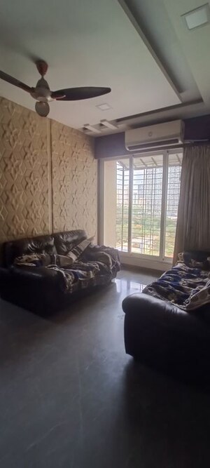 Living Room in 1 BHK Apartment at Sunshine Heights Ghasoli, Ghansoli – for Rent