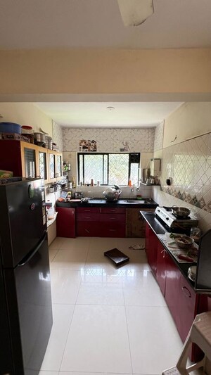 Kitchen in 2 BHK Apartment at B K Pate Dahanukar Regency, Kothrud – for Rent