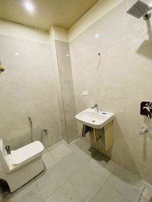Bathroom in 3 BHK Builder Floor at Omaxe NRI City Center, Omega Ii Greater Noida – for Rent