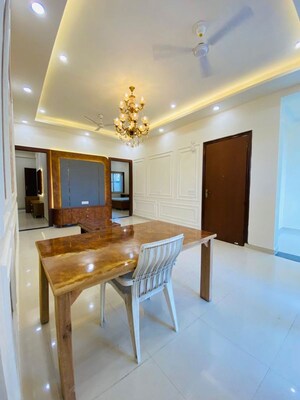 Living Room in 3 BHK Builder Floor at Omaxe NRI City Center, Omega Ii Greater Noida – for Rent