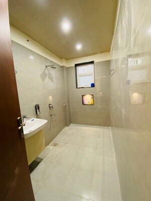 Bathroom in 3 BHK Builder Floor at Omaxe NRI City Center, Omega Ii Greater Noida – for Rent
