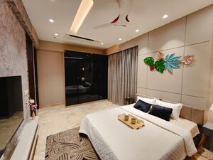 Bedroom in 5 BHK Apartment at Goodwill Wisteria, Vashi Sector 19d – for Sale
