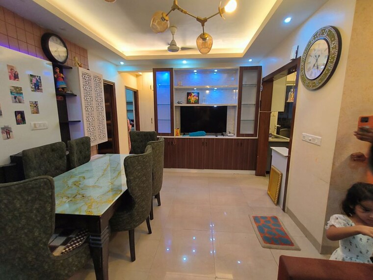 Living Room, m3m-marina 2 Bedroom 1305 Sq.Ft. Apartment In Sector 68 Gurgaon 10390456