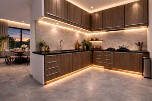 Kitchen in 4 BHK Villa at Thevakkal – for Sale