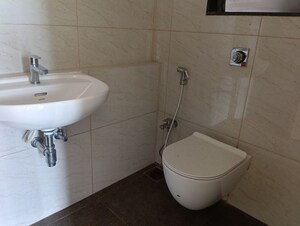 Bathroom in 2 BHK Apartment at Chandak 34 Park Estate, Goregaon West – for Rent