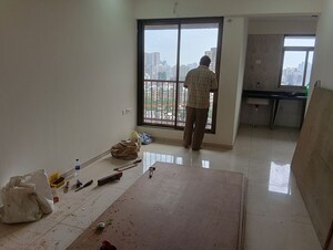 Living Room in 2 BHK Apartment at Chandak 34 Park Estate, Goregaon West – for Rent