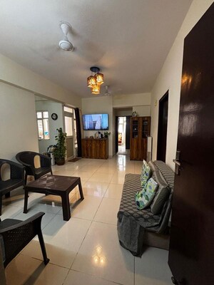 Living Room in 3 BHK Apartment at High End Paradise II, Raj Nagar Extension – for Rent