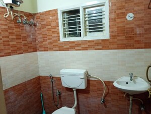 Bathroom in 1 BHK Independent House at Hegde Nagar – for Rent