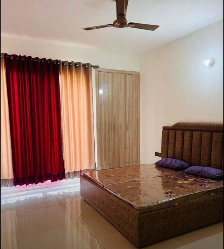 Bedroom, ananta-lifestyle 3 Bedroom 1500 Sq.Ft. Apartment In Lohgarh Zirakpur 10390604