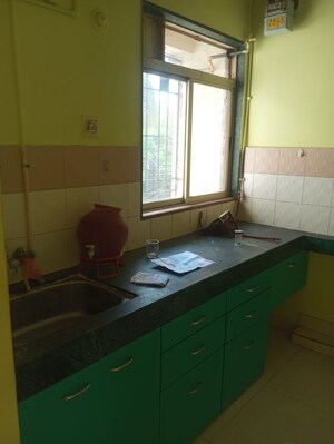 Kitchen in 1 BHK Apartment at Swastik Residency 1, Ghodbunder Road – for Rent