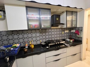 Kitchen in 2 BHK Apartment at Lodha Amara New Tower, Kolshet Road – for Rent