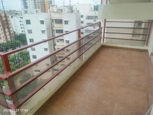 Balcony in 3 BHK Apartment at Golden Blossom Apartments, Kr Puram – for Rent