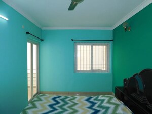 Bedroom in 3 BHK Apartment at Golden Blossom Apartments, Kr Puram – for Rent