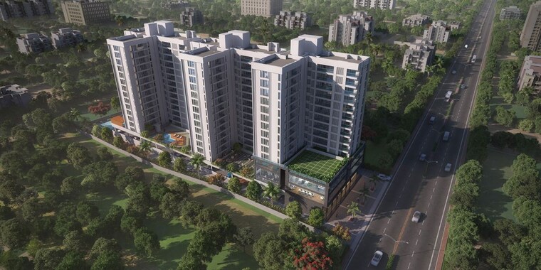 Exterior View, tribute-ultima-grandeur 3 Bedroom 1850 Sq.Ft. Apartment In Kondhwa Budruk Pune 10390686