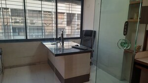 Kitchen in  Office Space at Devavrata Apartment, Vashi Sector 17 – for Rent