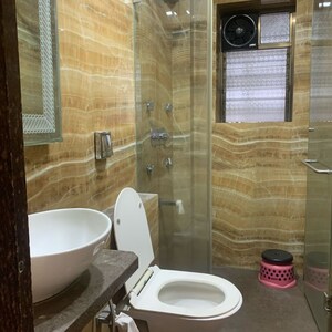 Bathroom in 3 BHK Apartment at Borivali West – for Rent