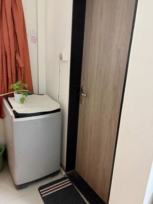 Bathroom in 1 RK Builder Floor at Nyati Elysia, Kharadi – for Rent