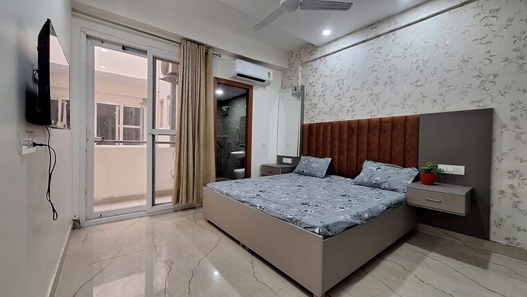 Bedroom, ambala highway 3 Bedroom 1650 Sq.Ft. Builder Floor In Ambala Highway Zirakpur 10390814