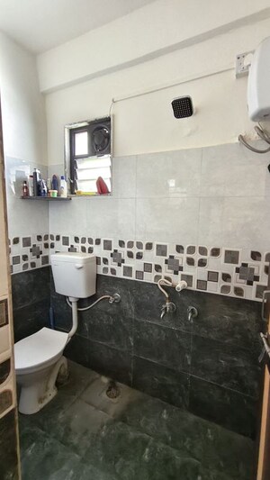 Bathroom in 1 RK Independent House at Anand Park, Wadgaon Sheri – for Rent