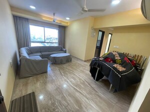 Living Room in 2 BHK Apartment at Darvesh Grand, Khar West – for Sale