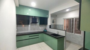 Kitchen in 2.5 BHK Apartment at Brigade Citadel, Moti Nagar – for Rent