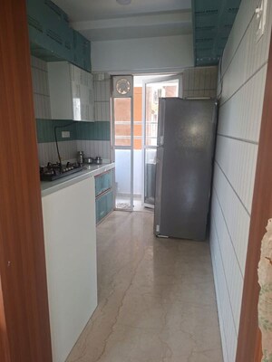 Kitchen in 3 BHK Apartment at Motilal Nagar – for Rent
