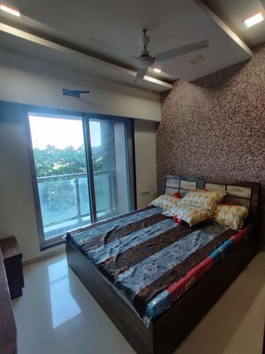 Bedroom in 2 BHK Apartment at Siddhi Highland Haven, Balkum Pada – for Rent