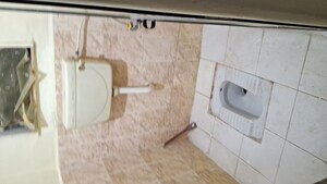 Washroom in 1 BHK Apartment at Balaji CHS Ghansoli, Ghansoli – for Rent