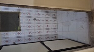 Washroom in 1 BHK Apartment at Balaji CHS Ghansoli, Ghansoli – for Rent