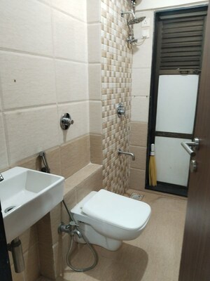 Bathroom in 2.5 BHK Apartment at Sethia Kalpavruksh Heights, Kandivali West – for Rent