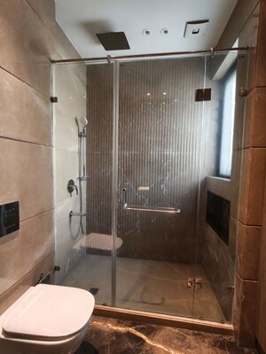 Bathroom in 4 BHK Builder Floor at Kailash Colony – for Rent