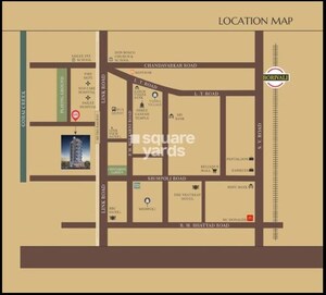 Floor Plan in 1 BHK Apartment at Prathamesh CHS, Borivali West – for Sale