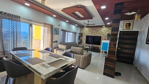 Living Room in 2 BHK Apartment at Bhosale Nagar – for Rent