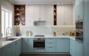 Kitchen in 3.5 BHK Builder Floor at Sector 107 – for Sale