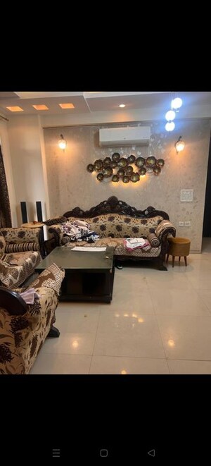 Living Room in 3.5 BHK Apartment at Prateek Laurel, Sector 120 – for Rent