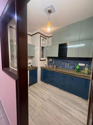 Kitchen in 3 BHK Builder Floor at Chittaranjan Park – for Rent