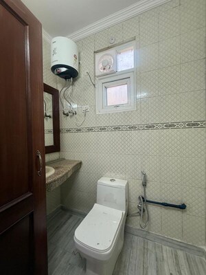 Bathroom in 3 BHK Builder Floor at Chittaranjan Park – for Rent