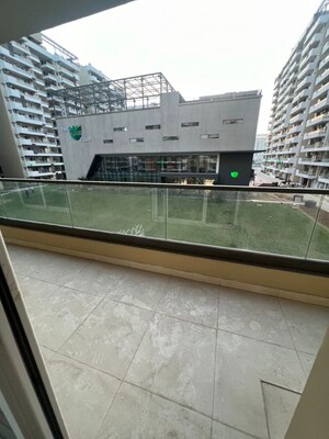 Balcony in 3 BHK Apartment at Maya Green Lotus Utsav, International Airport Road – for Rent