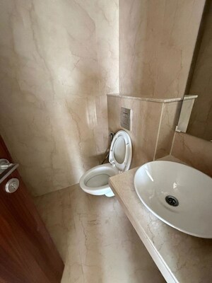 Bathroom in 3 BHK Apartment at Courtyard by Narang Realty and The Wadhwa Group, Pokhran Road No Two – for Sale
