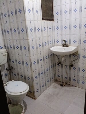 Bathroom in 1 BHK Builder Floor at Panchsheel Vihar – for Rent